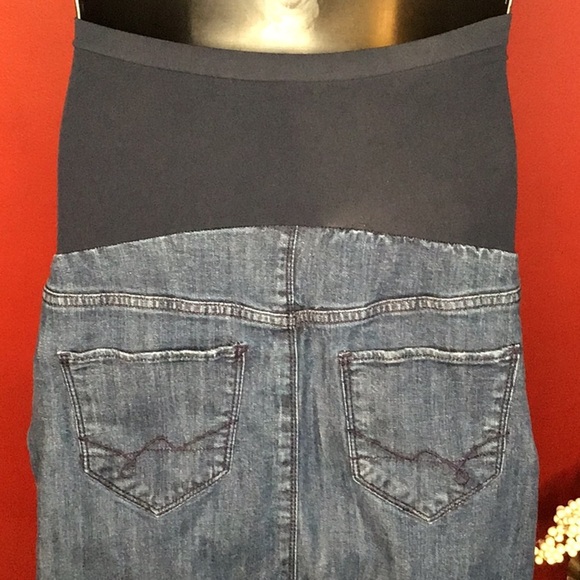 INDIGO BLUE MATERNITY JEAN SKIRT SIZE M - Picture 4 of 4